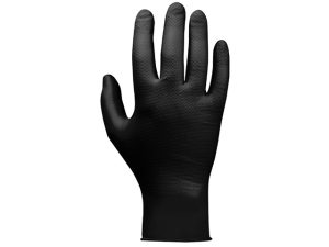 Перчатки нитриловые, р-р 11/XXL, черные, уп. 5 пар,  JetaSafety