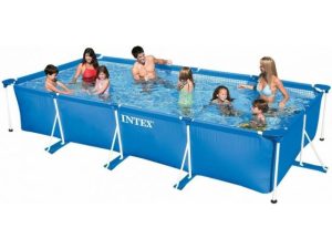 Каркасный бассейн Rectangular Frame, прямоугольный, 450х220х84 см, INTEX