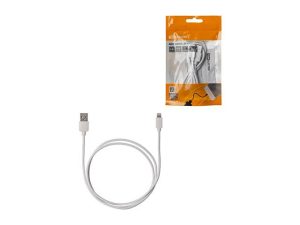 Дата-кабель, ДК 6, USB — Lightning, 1 м, белый, TDM