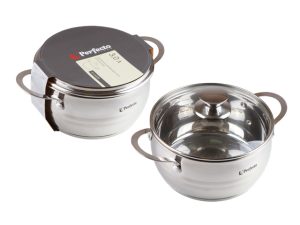 Кастрюля из нерж.стали, 3 л, ф 20 x 9.5, серия ARCELIA (Арселия), PERFECTO LINEA