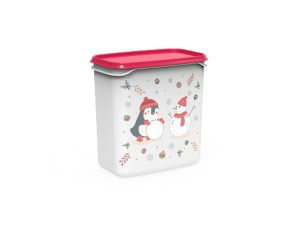Контейнер Christmas, 1,5 л, роза, BEROSSI