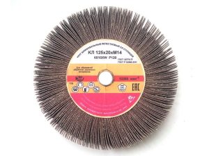 Круг лепестковый радиальный 125х20xМ14 Р100 (12Н) (ОАО «БАЗ»)