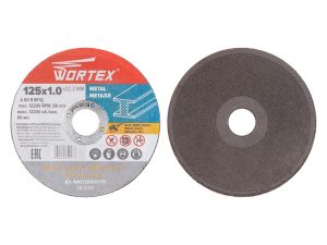 Круг отрезной 125х1.0×22.2 мм для металла WORTEX