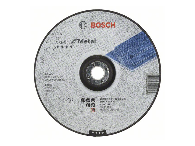 Круг обдирочный 230х6×22.2 мм для металла BOSCH