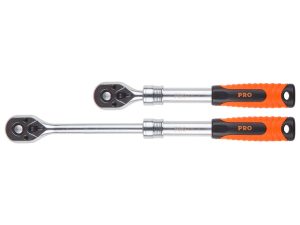 Трещотка 1/4″ 72зуб. 155-255мм телескоп. PRO STARTUL (PRO-406)
