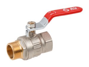 Кран шаровый 3/4″ нар.-вн. ручка PN40, AV Engineering