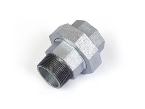 Американка под плоск. прокладку 1″  вн.-нар. чугун оцинк., AV Engineering