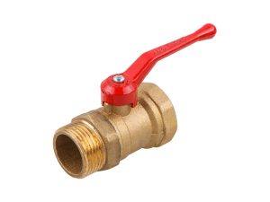 Кран шаровый стандарт. 1″ нар.-вн. ручка PN1,6 МПа, 11Б27п7, Цветлит