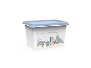 Емкость Christmas 2 л, васильковый, BEROSSI