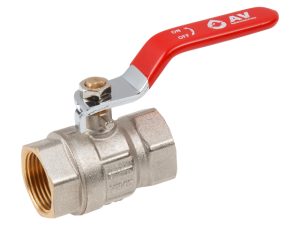 Кран шаровый 3/4″ вн.-вн. ручка PN40, AV Engineering