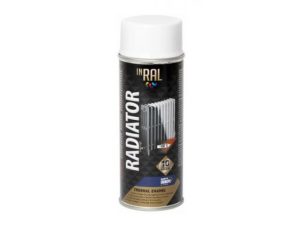 Краска-эмаль аэроз. для радиатора белый INRAL 400мл