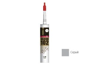 Герметик силиконовый санитарный FOME FLEX «SANITARY SILICON 102» (сер.) 310мл