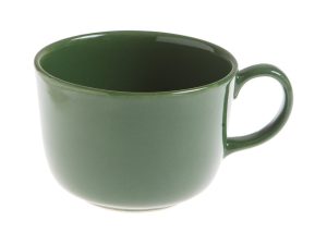 Кружка керамическая, 490 мл, серия Мерсин, зеленая, PERFECTO LINEA