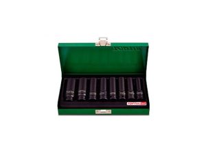 Набор головок ударн. 3/8″ 8-19 мм 6 гр. 8пр. TOPTUL