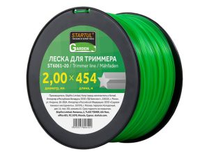 Леска ф 2.0 мм х 454 м «звездочка» STARTUL GARDEN