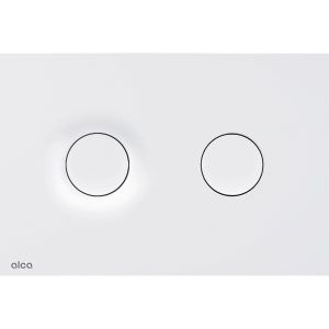 Кнопка управления для скрытых систем инсталляции, Dot.Dot. (белый-мат), Alca