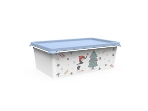 Емкость Christmas 4 л, васильковый, BEROSSI