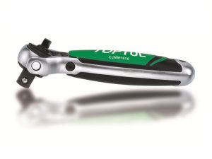 Трещотка 1/4″-1/2″ 72зуб. 160мм двухсторонняя TOPTUL