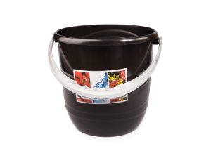 Ведро Practic (Практик) 12 л, черный, BEROSSI