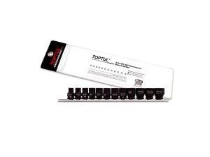 Набор головок ударн. 3/8″ 8-19 мм 12 пр. на подвесе TOPTUL