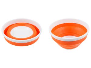 Миска складная Compact 1,4 л, мандарин, BEROSSI
