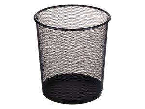 Корзина для бумаг, 26.5х22х28, черная, REDONDA, PERFECTO LINEA