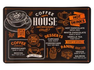Салфетка сервировочная полипропиленовая «Coffee House», 43.5х28.2 см, PERFECTO LINEA