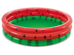 Надувной детский бассейн Watermelon, 168х38 см, INTEX