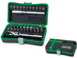 Набор головок MINI 1/4″ 34предм. 6гр.TOPTUL