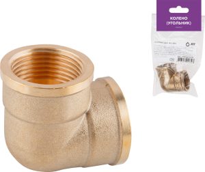 Колено 3/4″ вн.-вн., AV Engineering (инд.упак.)