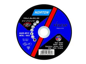 Круг отрезной 180х2.5×22.2 мм для металла Vulcan NORTON