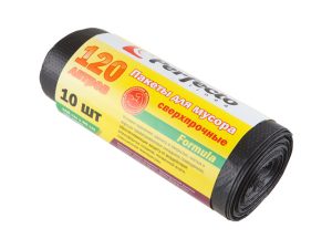 Пакеты для мусора сверхпрочные Formula, 120 л, 10 шт., PERFECTO LINEA