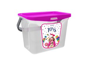 Емкость для игрушек Toys 6 л, фуксия BEROSSI