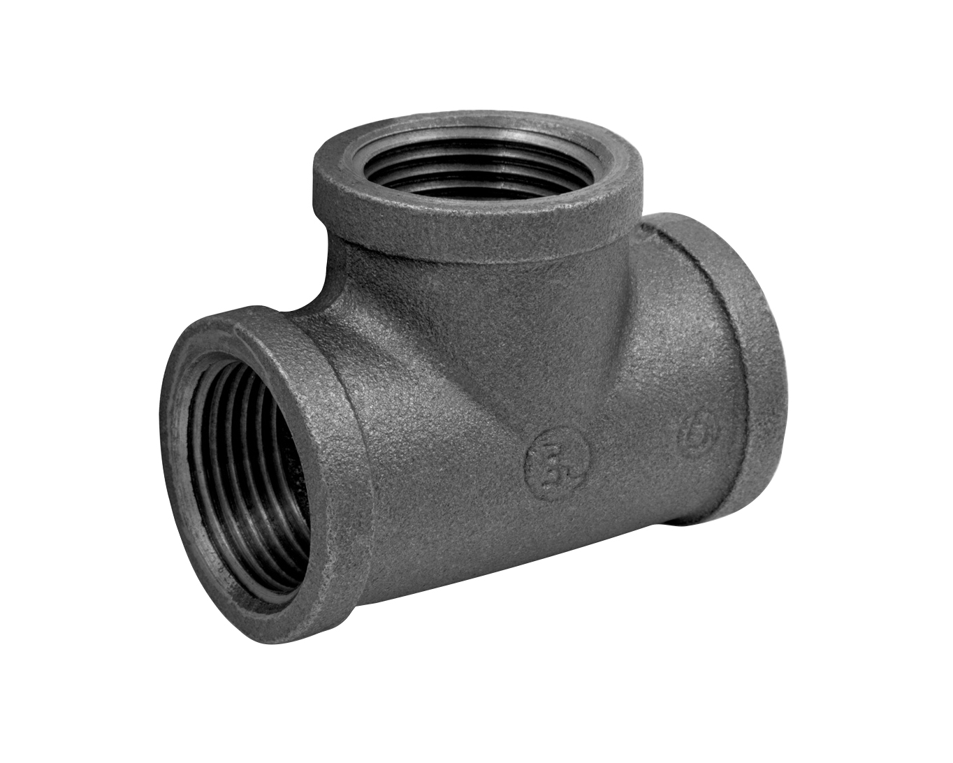 Тройник 1″ чугун черн., AV Engineering