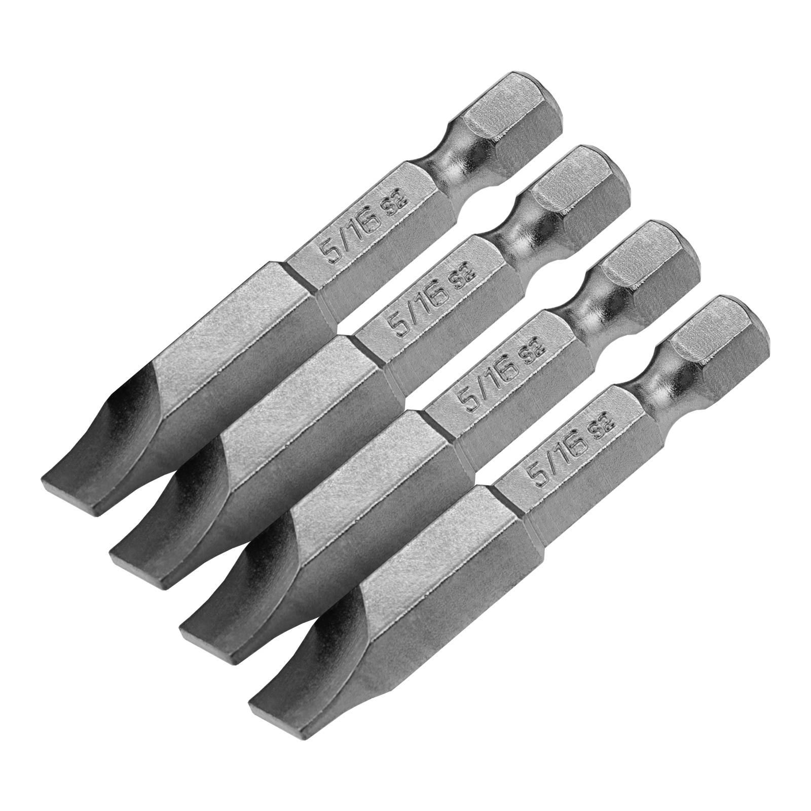 Набор бит, SL5/16″x2″, 4 шт. Denzel