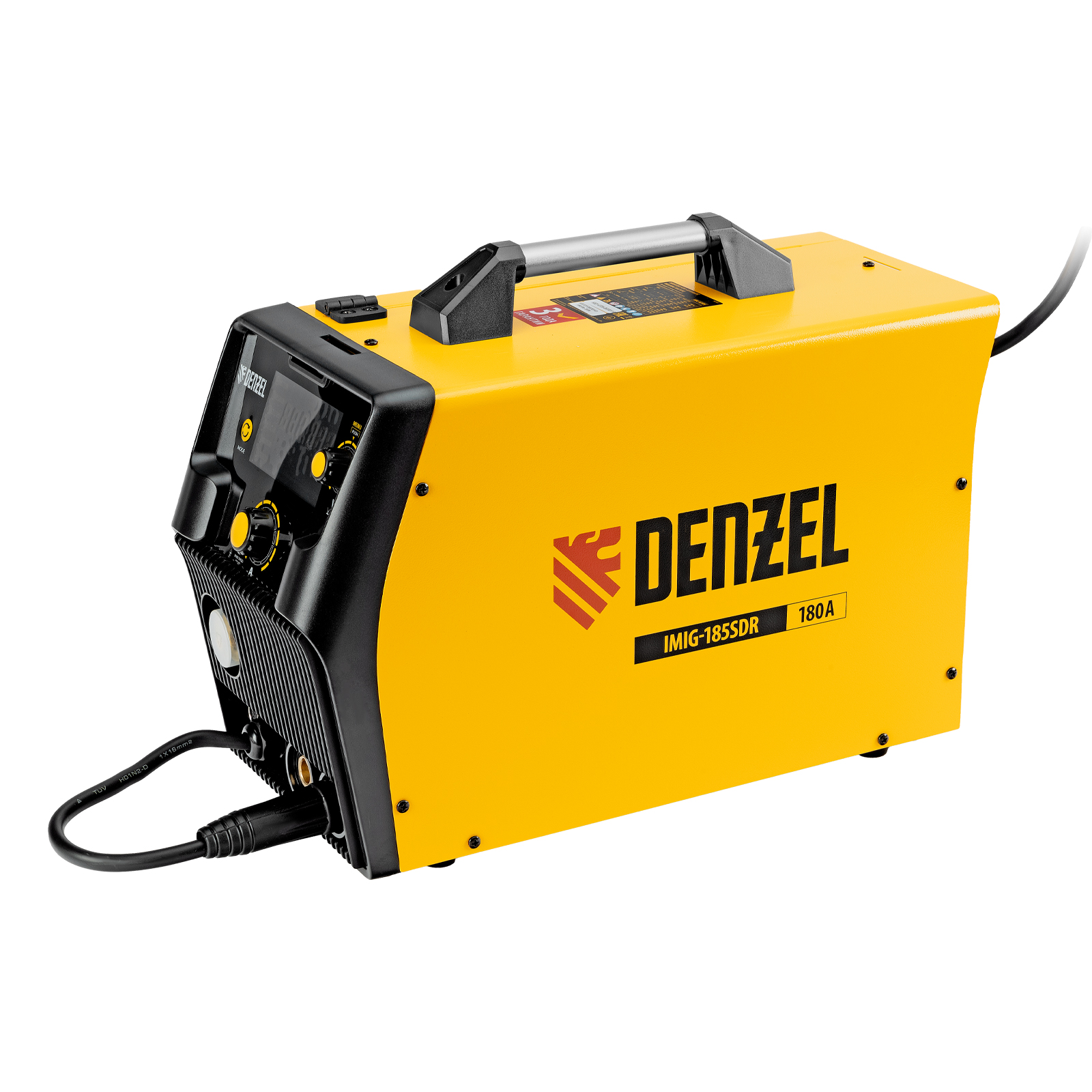 Аппарат инвертор. полуавтомат. cварки IMIG-185SDR, 180 А, ПВ 60%, катушка 5 кг Denzel