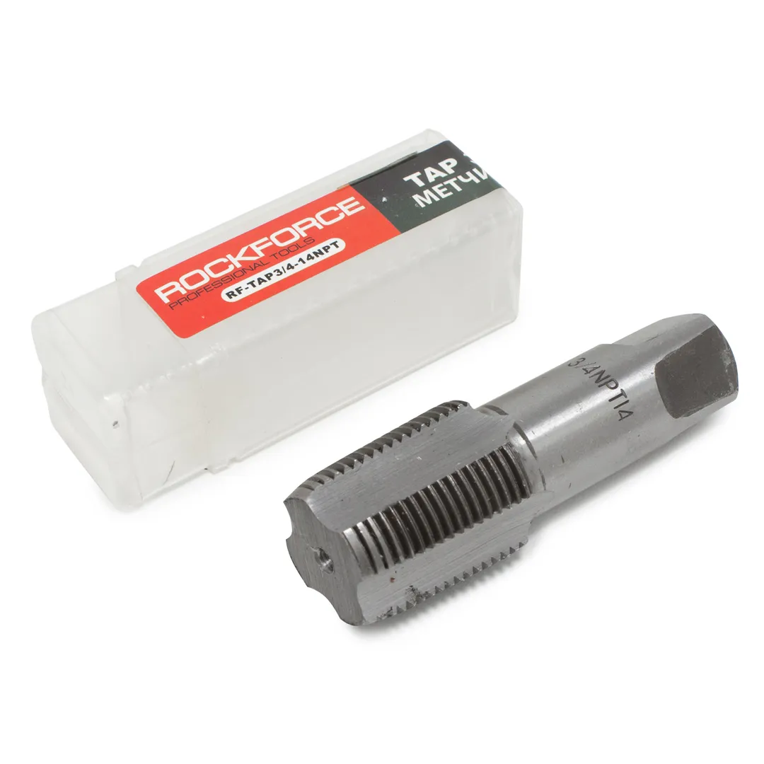 Метчик 3/4-14NPT (дюйм), в пластиковом футляре