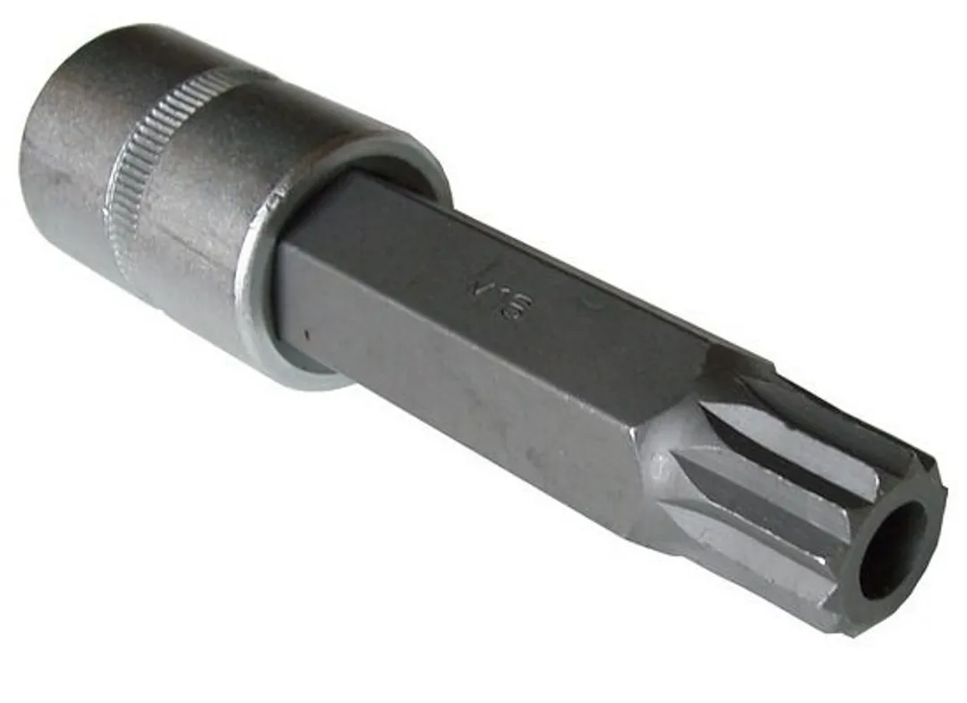 Головка-бита SPLINE 12-лучевая M16 с отверстием 1/2»(L-55мм)