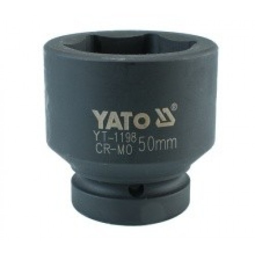 Головка торцевая ударная 1" 6гр. 28мм L59мм CrMo "Yato"