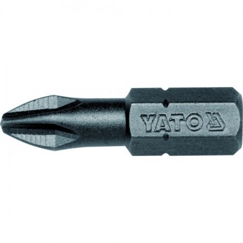 Биты крестообразные PH2х25мм 1/4" S2 (50шт) "Yato"