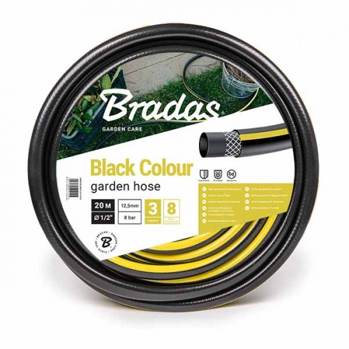 Шланг поливочный BLACK COLOUR 1" 25м "Bradas", Италия