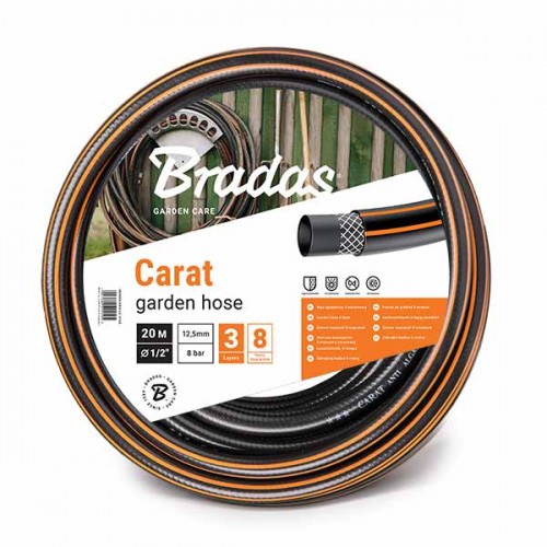 Шланг поливочный CARAT   3/4" 25м "Bradas", Италия