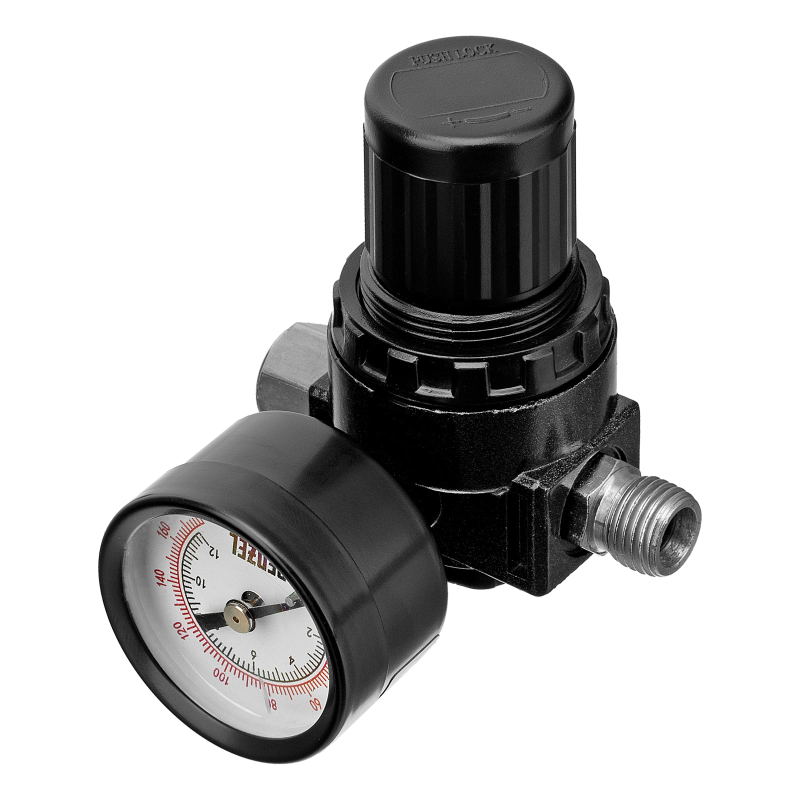 Регулятор давления с манометром R1500, 12 бар, 1/4″ Denzel