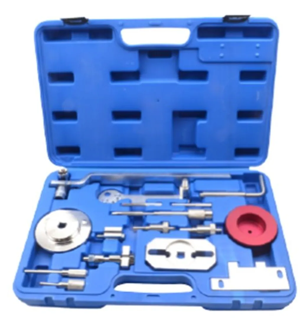 Набор фиксаторов для двигателей IVECO, FORD,Citroen, Peugeot, Fiat, 16пр. (2.2L, 2.3L, 3.0L), в кейсе