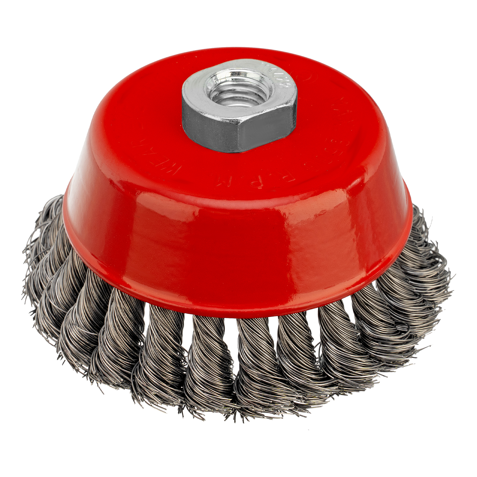 Щетка для УШМ, 100 мм, М14, «чашка», крученая проволока 0.35 мм Matrix