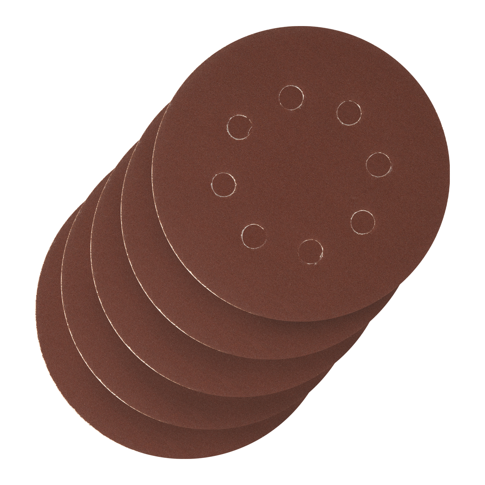 Круг абразивный на ворсовой подложке под «липучку», перфорированный, P 240, 125 мм, 5 шт Сибртех