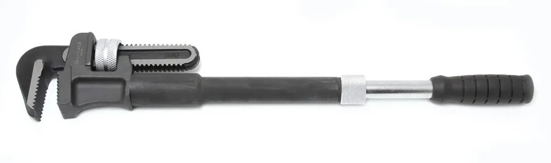 Ключ трубный с телескопической ручкой 24»(L 650-920мм, Ø 115мм)