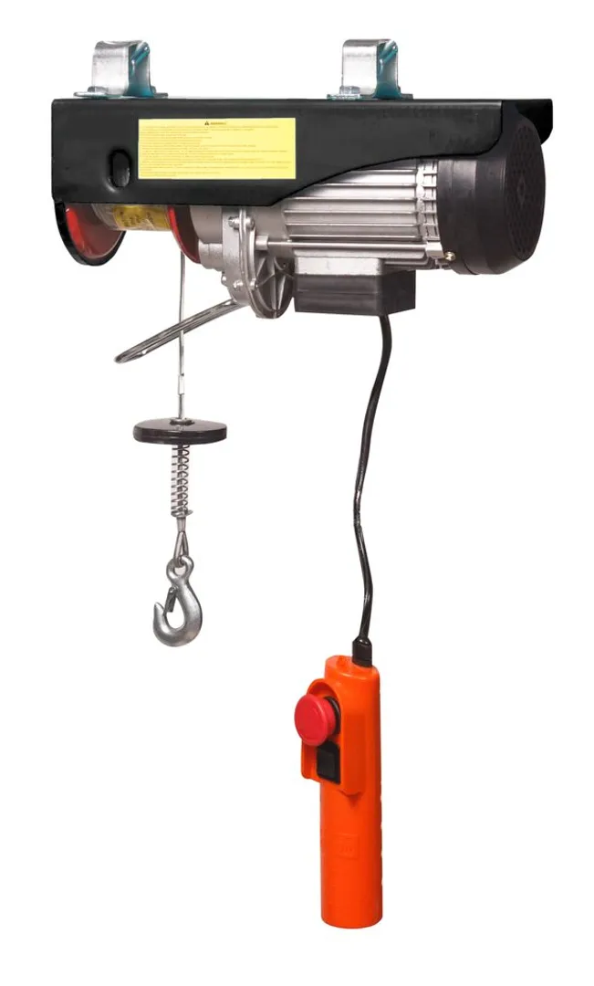 Таль подвесная 250/500 кг (220V, 1000W, высота подъема: 250кг — 12м, 500кг — 6м)
