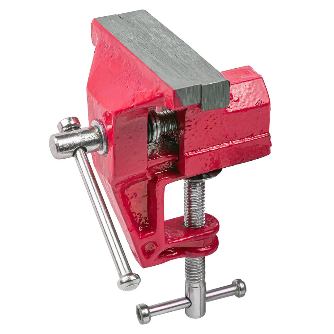 Тиски настольные мини (ширина губ — 70мм, захват-35мм, крепление »струбцина»)