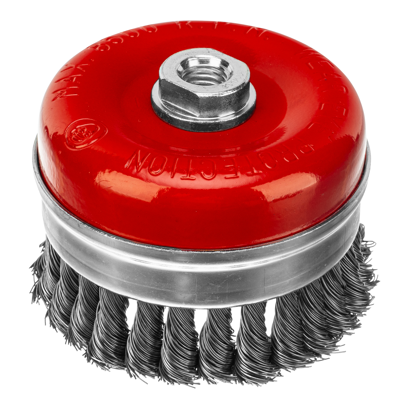 Щетка для УШМ Heavy Duty, 100 мм, М14, «чашка», крученая проволока 0.5 мм Matrix